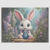 Baby Bunny Decoupage Seidenpapier (Vorderseite)