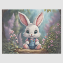 Baby Bunny Decoupage