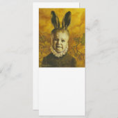 Baby Bunny Einladung (Vorne/Hinten)