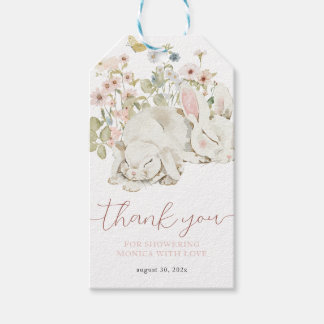 Baby Bunny Es ist eine Girl-Wildblume Geschenkanhänger