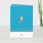 Baby Bunny Feiertagskarte (Rückseite)