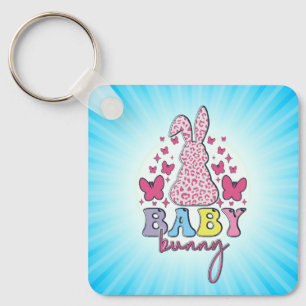 Baby Bunny Happy Ostertag Design-60673 Schlüsselanhänger