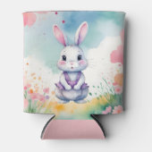 Baby Bunny im Frühjahr Dosenkühler (Vorderseite)