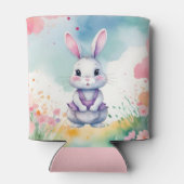 Baby Bunny im Frühjahr Dosenkühler (Rückseite)