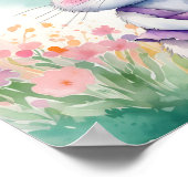 Baby Bunny im Frühjahr Poster (Ecke)