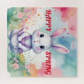 Baby Bunny im Frühjahr Puzzle (Horizontal)