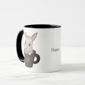 Baby bunny in mug tasse (Vorderseite Links)