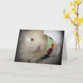 Baby Bunny Jedes Anlasses Karte (Gelbe Blume)