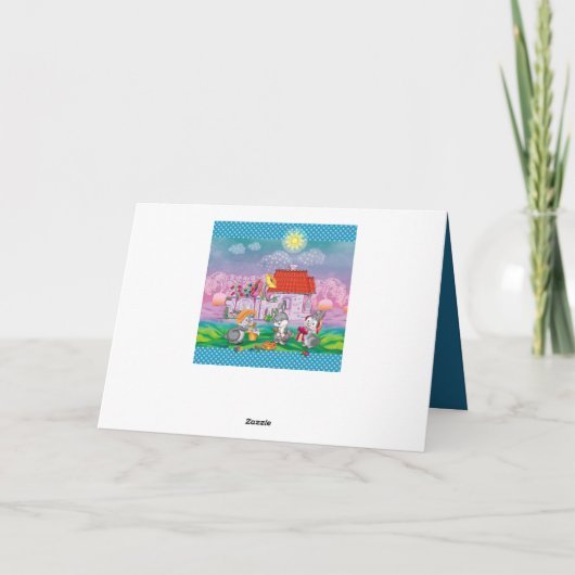 Baby Bunny Karte (Rückseite)