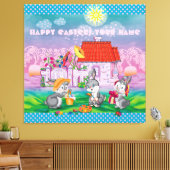 Baby Bunny Leinwanddruck (Insitu (Wohnzimmer))