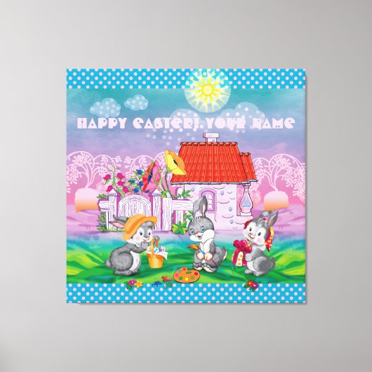 Baby Bunny Leinwanddruck (Vorderseite)