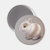 Baby Bunny Magnet (Vorderseite/Rückseite)