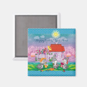 Baby Bunny Magnet (Vorderseite/Rückseite)