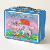 Baby Bunny Metall Brotdose (Vorderseite)