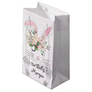Baby Bunny mit Blume Kleine Geschenktüte