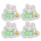 Baby Bunny mit Kick Sticker (Vorderseite)