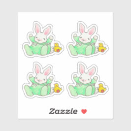 Baby Bunny mit Kick Sticker