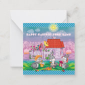 Baby Bunny Mitteilungskarte (Vorderseite)