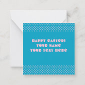 Baby Bunny Mitteilungskarte (Rückseite)