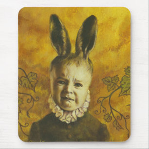 Baby Bunny Mutant Design Mousepad