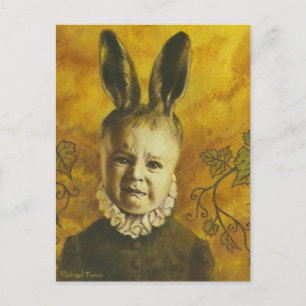 Baby Bunny Mutant Design Postkarte