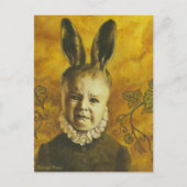 Baby Bunny Mutant Design Postkarte (Vorderseite)