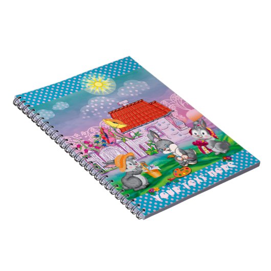 Baby Bunny Notizblock (Rechte Seite)