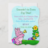 Baby Bunny Oaster Einladung (Rückseite)