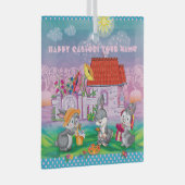 Baby Bunny Ornament Aus Glas (Vorderseite Rechts)