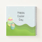 Baby Bunny Ostertag Notizblock (Rückseite)