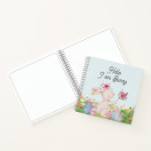 Baby Bunny Ostertag Notizblock (Innenseite)