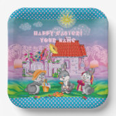 Baby Bunny Pappteller (Vorderseite)