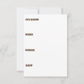 Baby Bunny Party Einladung (Rückseite)