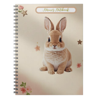 Baby Bunny Pastel Notebook Notizblock