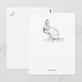 Baby Bunny Postcard Postkarte (Vorne/Hinten)