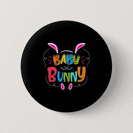 Baby Bunny Premium Tri-Blend Button (Vorderseite)