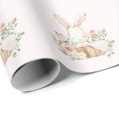 Baby Bunny Rabbit Baby Duschpapier Geschenkpapier (Rolleneckpunkt)