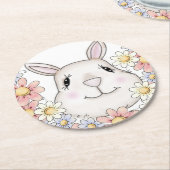Baby Bunny Rabbit Paper Untersetzer (Angewinkelt)