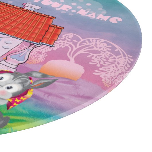 Baby Bunny Schneidebrett (Ecke)