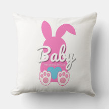 Baby Bunny Throw Kissen - Niedliches FamilyThrow K