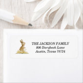 Baby Bunny und Buchen von Rücksendeadressen-Aufkle (Insitu)