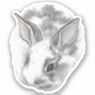 Baby Bunny Vinyl Sticker