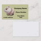 Baby Bunny Visitenkarte (Vorne/Hinten)