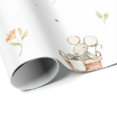 Baby Bunny Wrapping Paper Geschenkpapier (Rolleneckpunkt)