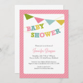 Baby Bunting Baby Shower Einladung (Vorne/Hinten)