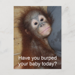 Baby Burp Postkarte