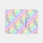 Baby Butterflies Fleecedecke (Vorderseite (Horizontal))