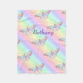 Baby Butterflies Fleecedecke (Vorderseite)