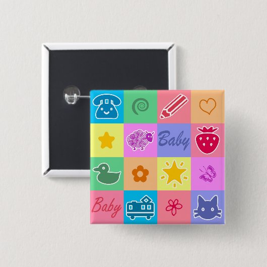 Baby Button (Vorne & Hinten)