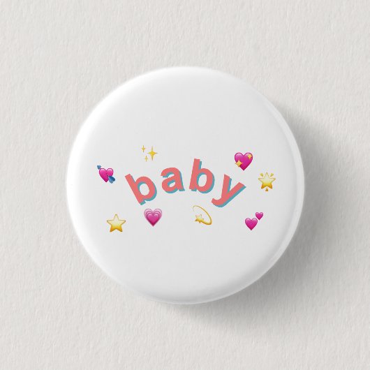Baby-Button-Abzeichen Button (Vorderseite)